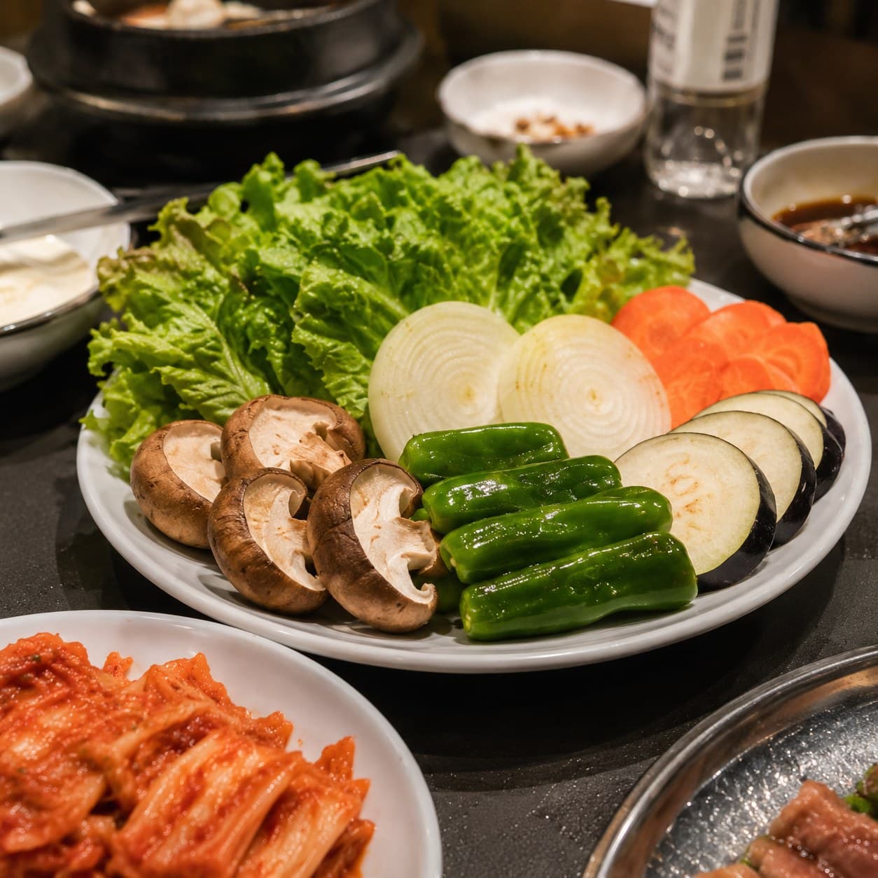 庭のバーベキュー（食材）